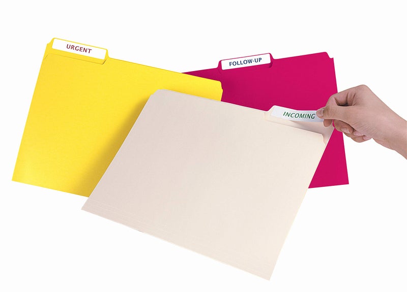 Avery Removable File Folder Labels with Sure Feed, 2/3" x 3-7/16", 5 Packs, 3,750 Printable Labels (8066) - Image 2